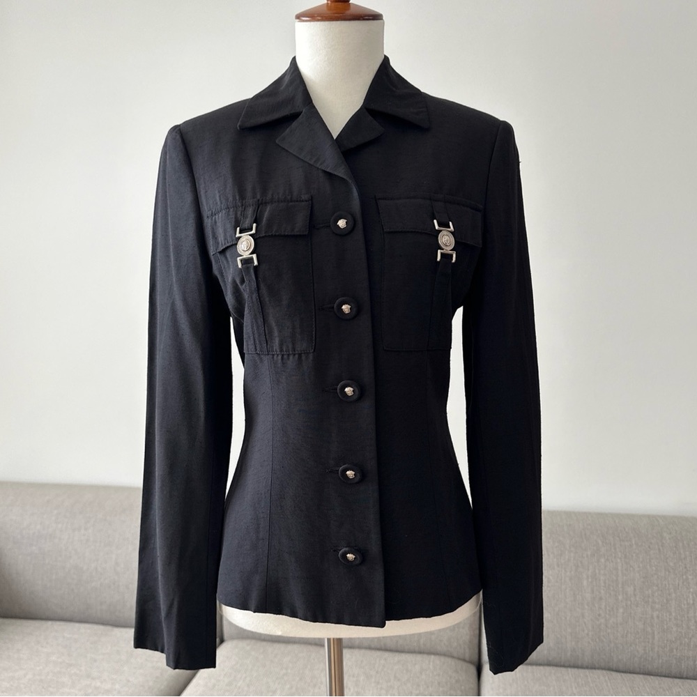 Vintage 90s Versace Couture Jacket sz 40